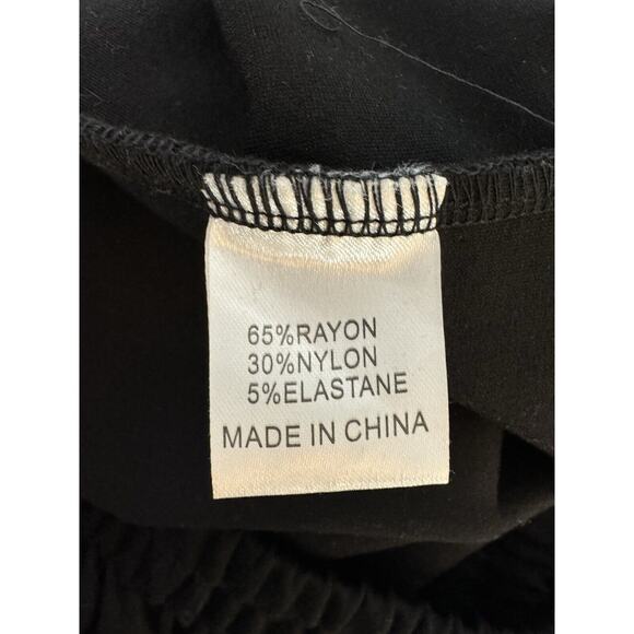 Carmar Faux Suspender Punk Rock Grunge Gothcore Emo Gothic Black Jogger Pants 6 - Picture 8 of 9